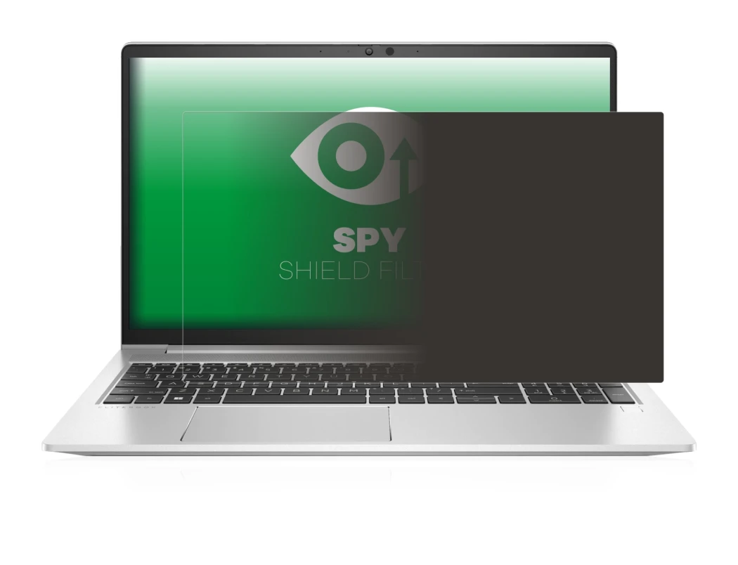 Immagine del dispositivo HP EliteBook 650 G9 con un'ampia varietà di protezioni per lo schermo.