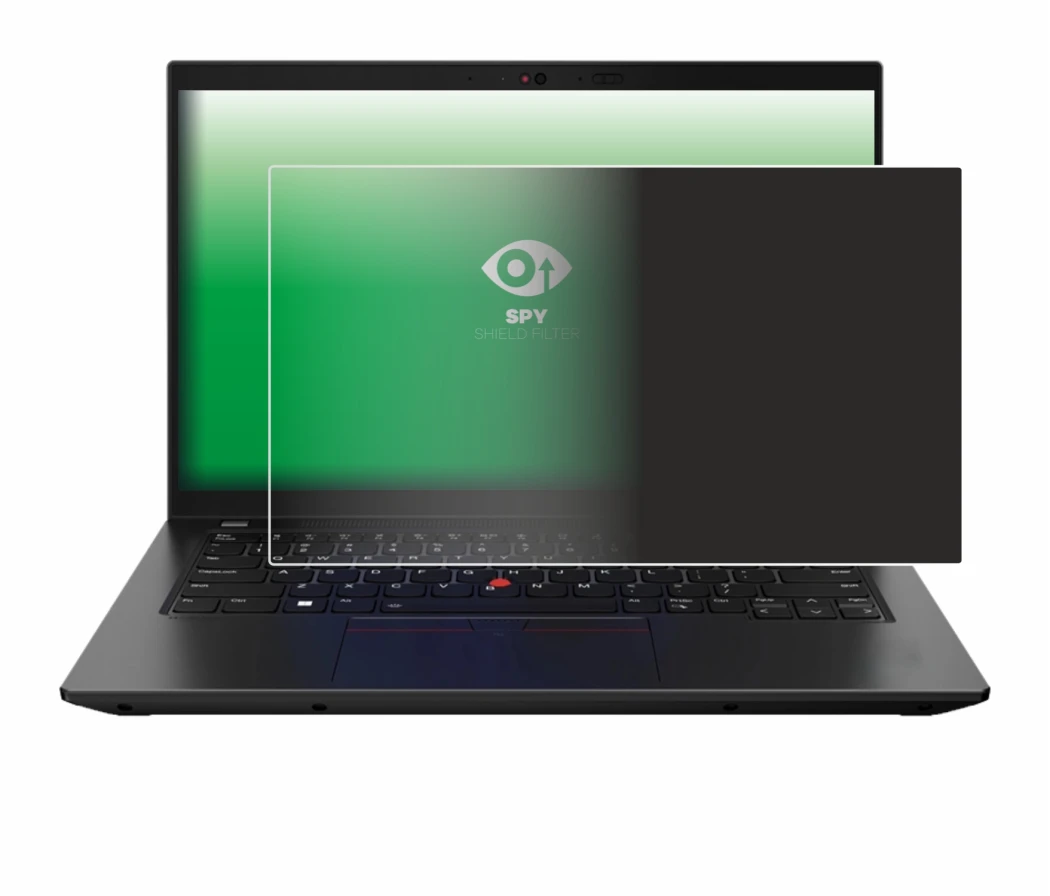 Immagine del dispositivo Lenovo ThinkPad L14 Gen 3 con un'ampia varietà di protezioni per lo schermo.