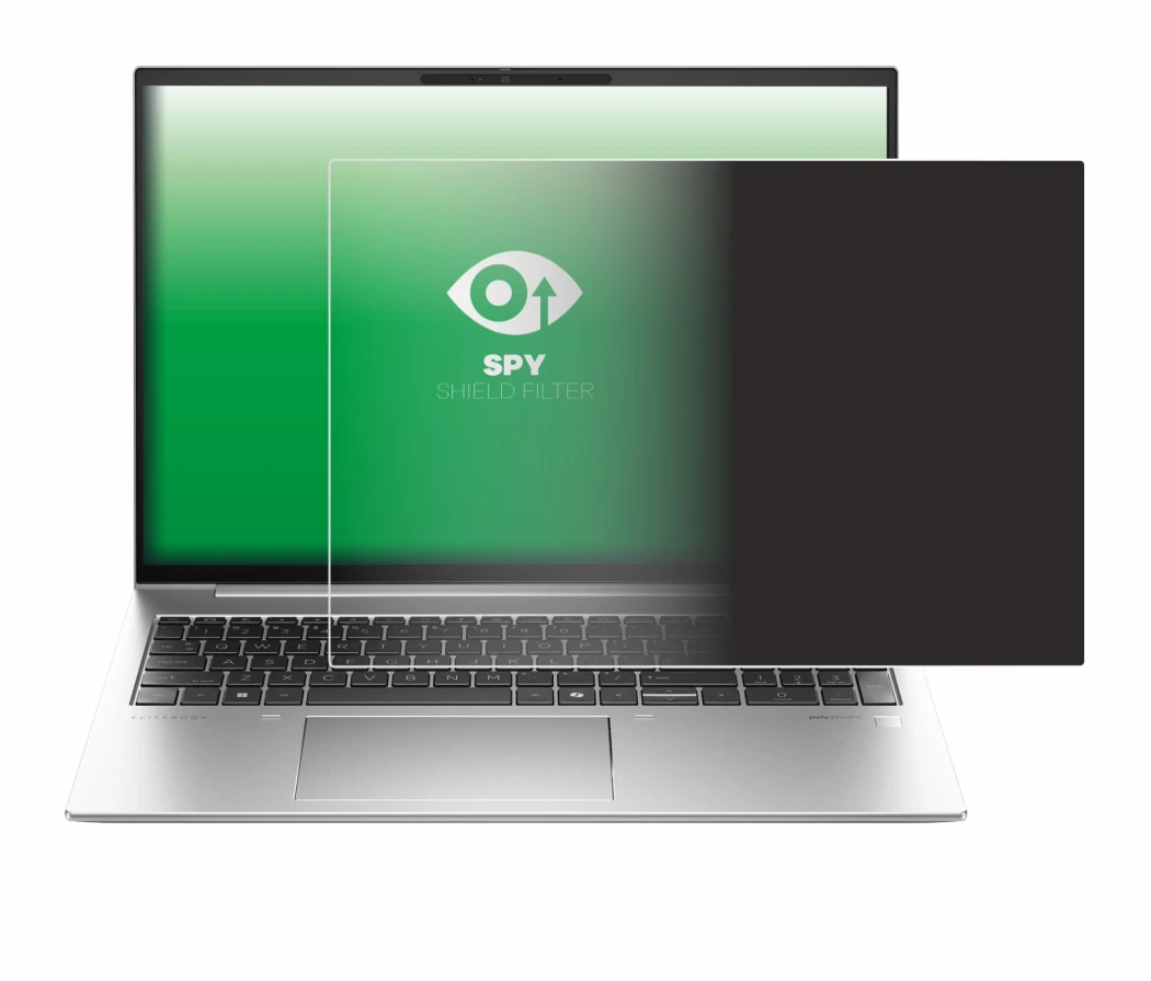 Immagine del dispositivo HP EliteBook 840 G11 con un'ampia varietà di protezioni per lo schermo.