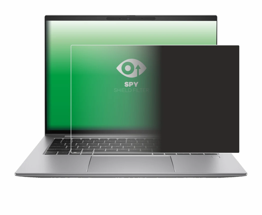 Immagine del dispositivo HP Zbook Firefly 14 G11 con un'ampia varietà di protezioni per lo schermo.