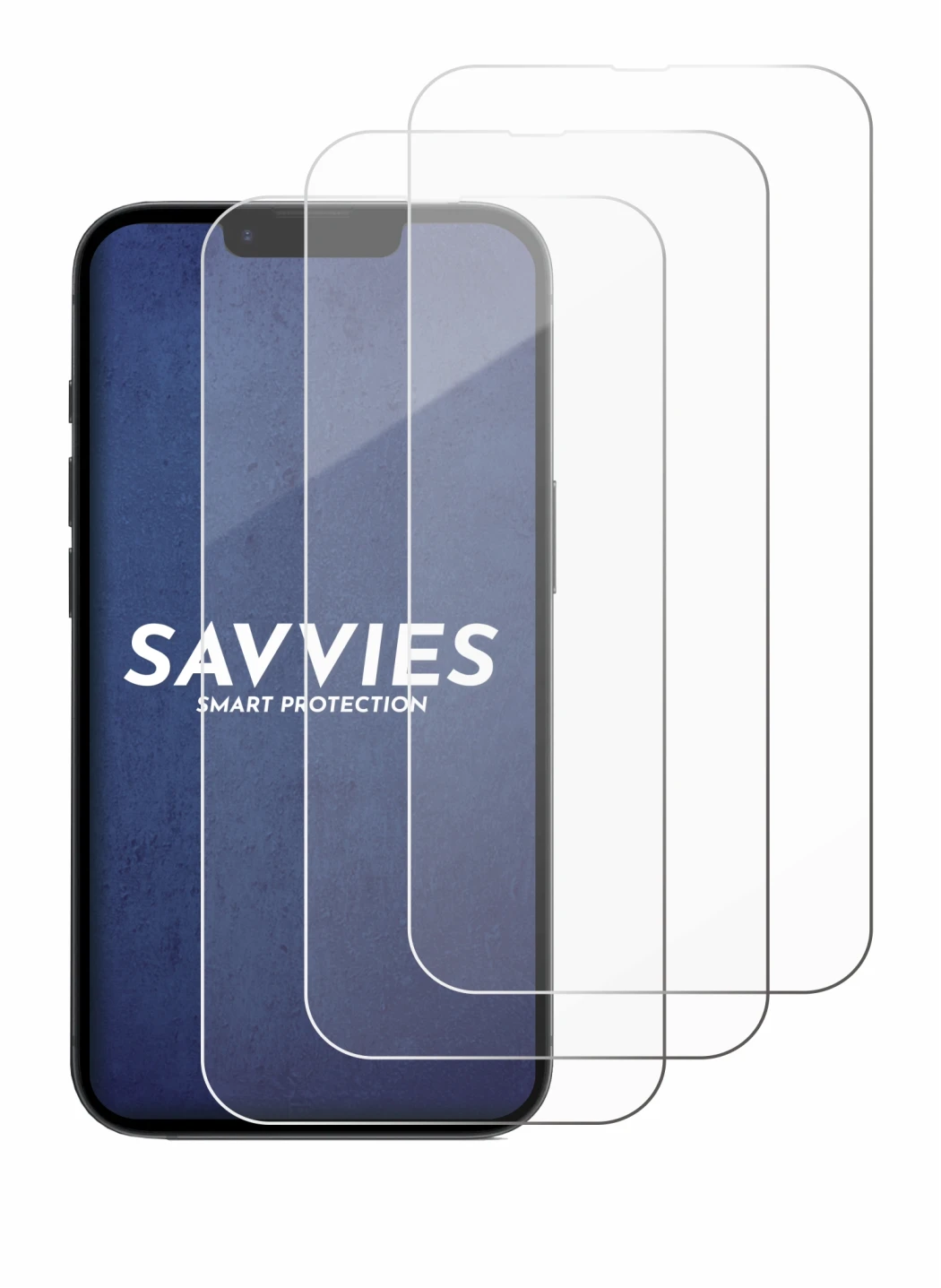 Immagine del dispositivo Apple iPhone 16e con un'ampia varietà di protezioni per lo schermo.