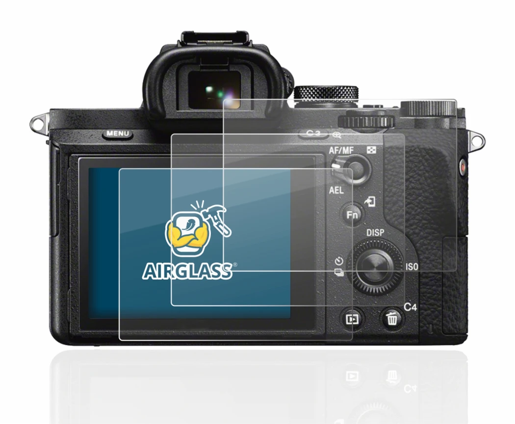 Immagine del dispositivo Sony Alpha 7 II (ILCE-7M2) con un'ampia varietà di protezioni per lo schermo.