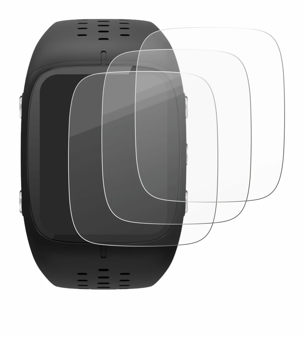 Immagine del dispositivo Polar M430 con un'ampia varietà di protezioni per lo schermo.