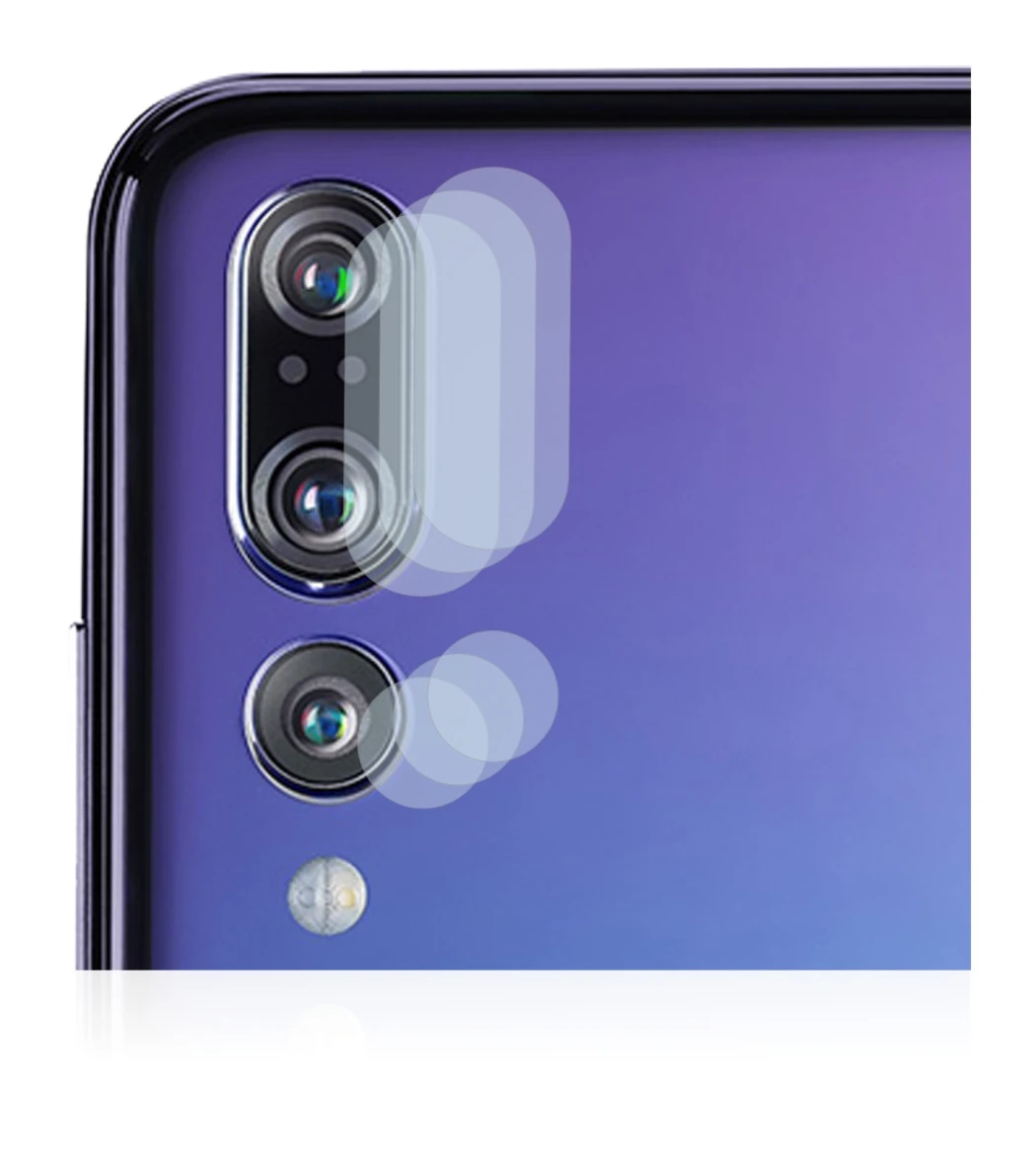 Immagine del dispositivo Huawei P20 Pro (SOLO Fotocamera) con un'ampia varietà di protezioni per lo schermo.