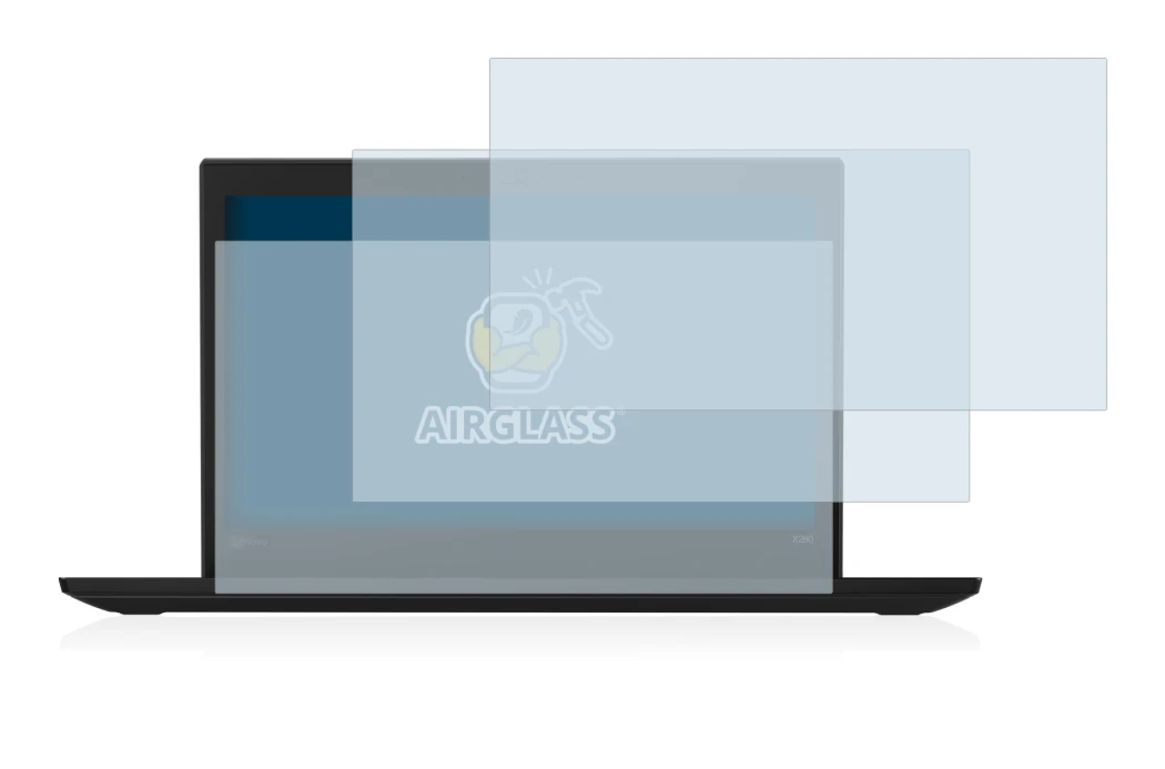 Immagine del dispositivo Lenovo Thinkpad X280 con un'ampia varietà di protezioni per lo schermo.