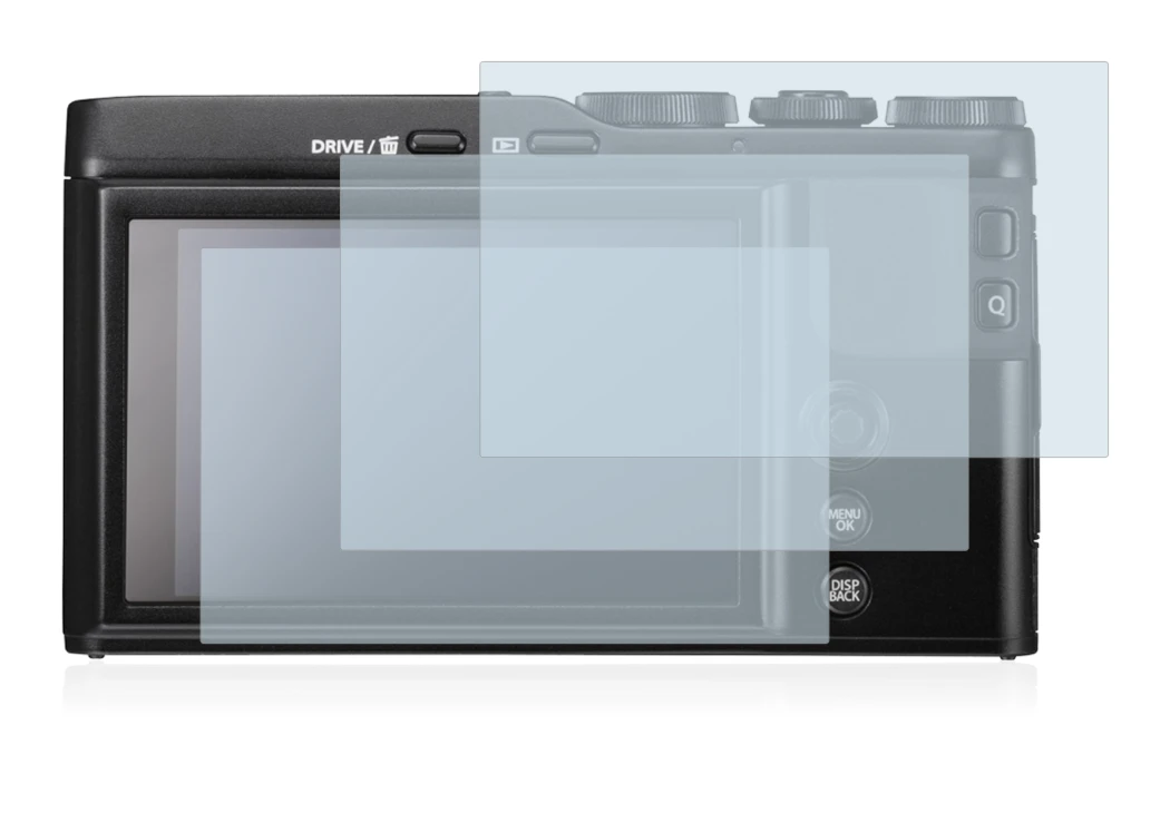 Immagine del dispositivo Fujifilm XF10 con un'ampia varietà di protezioni per lo schermo.