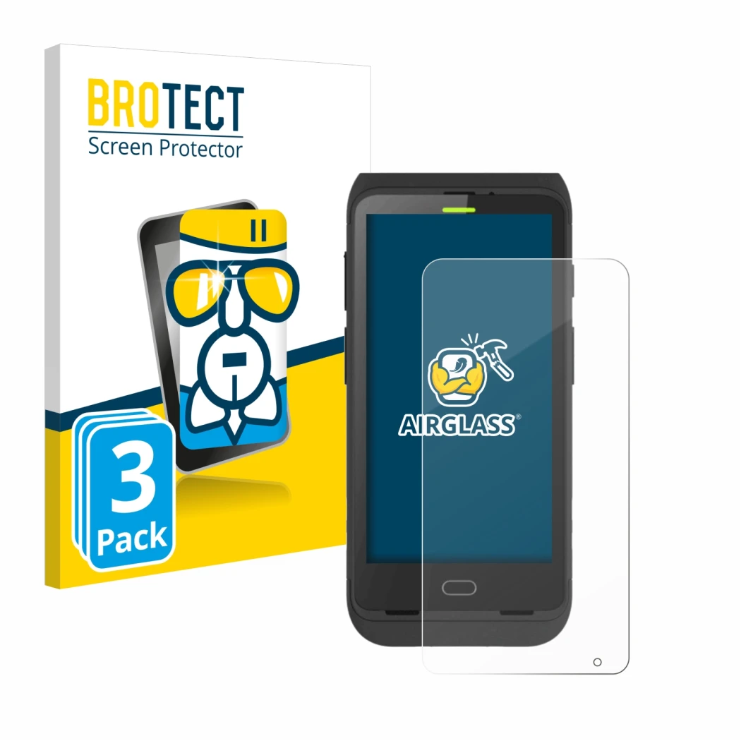 Parte frontale di una confezione del prodotto con il logo del marchio BROTECT. Accanto è raffigurato il dispositivo Honeywell 