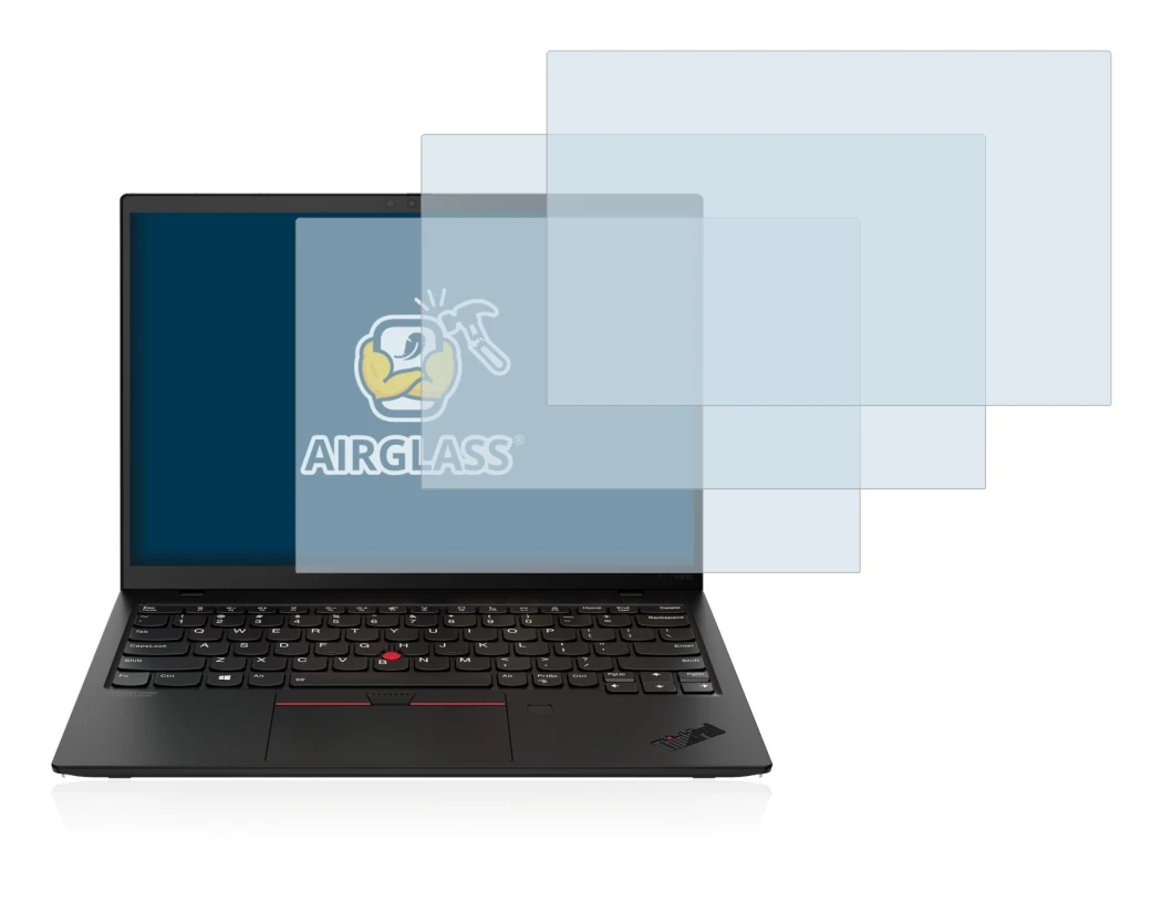 Immagine del dispositivo Lenovo ThinkPad X1 Nano con un'ampia varietà di protezioni per lo schermo.