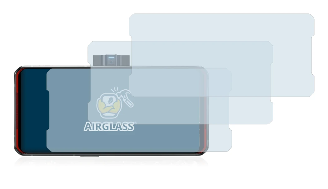 Immagine del dispositivo Lenovo Legion Duel con un'ampia varietà di protezioni per lo schermo.