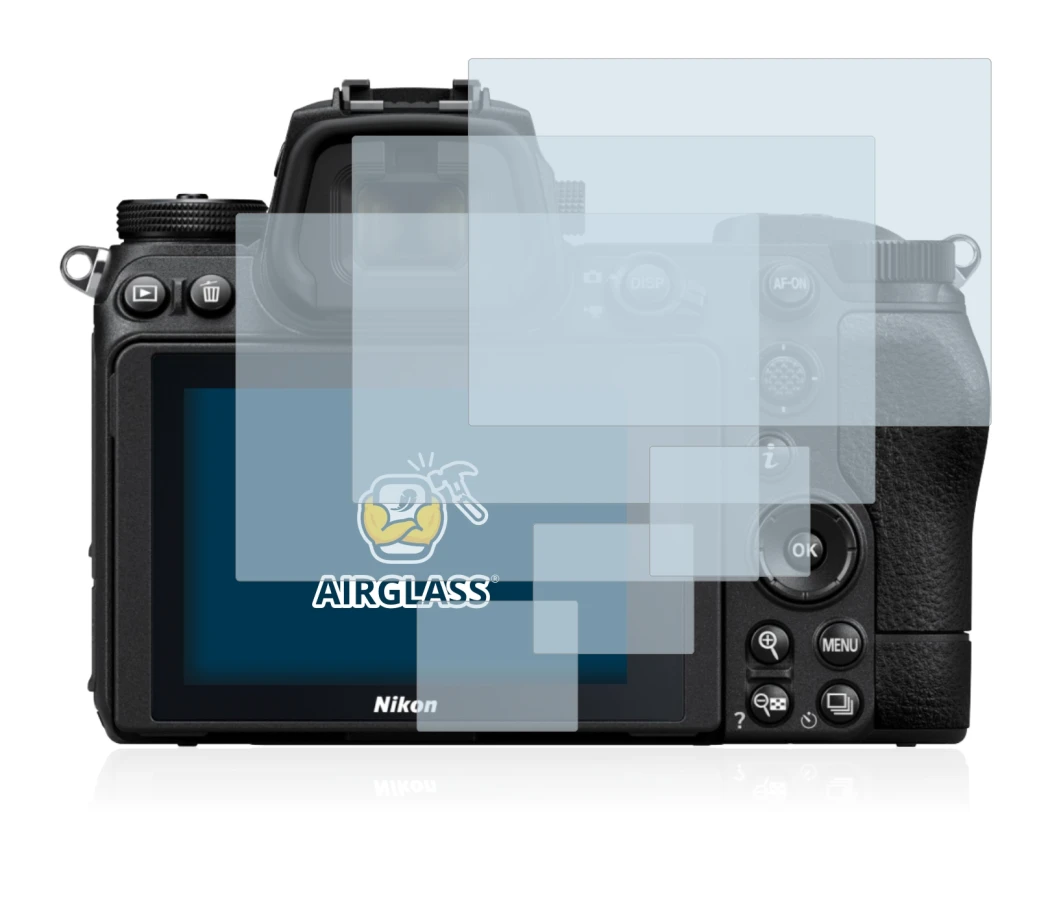 Immagine del dispositivo Nikon Z 7 II con un'ampia varietà di protezioni per lo schermo.