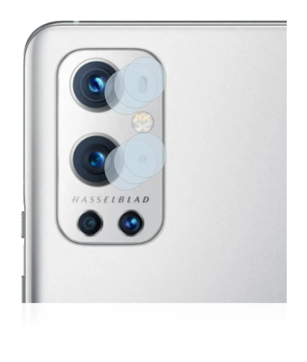 Immagine del dispositivo OnePlus 9 Pro (SOLO Fotocamera) con un'ampia varietà di protezioni per lo schermo.