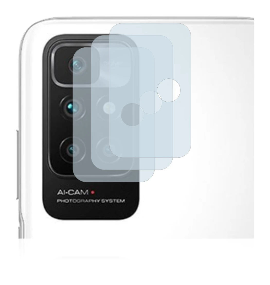 Immagine del dispositivo Xiaomi Redmi 10 (SOLO Fotocamera) con un'ampia varietà di protezioni per lo schermo.