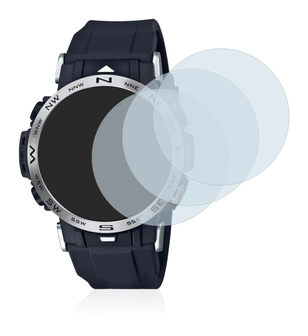 Immagine del dispositivo Casio Pro Trek PRW-30-1AER con un'ampia varietà di protezioni per lo schermo.