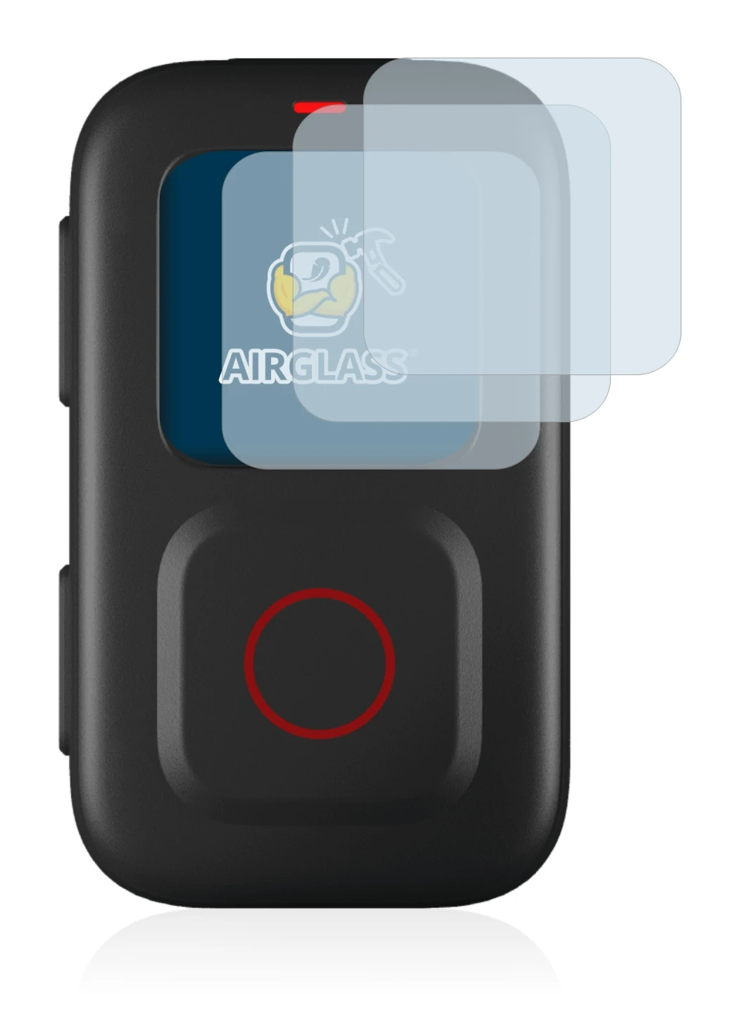 Immagine del dispositivo GoPro Remote con un'ampia varietà di protezioni per lo schermo.