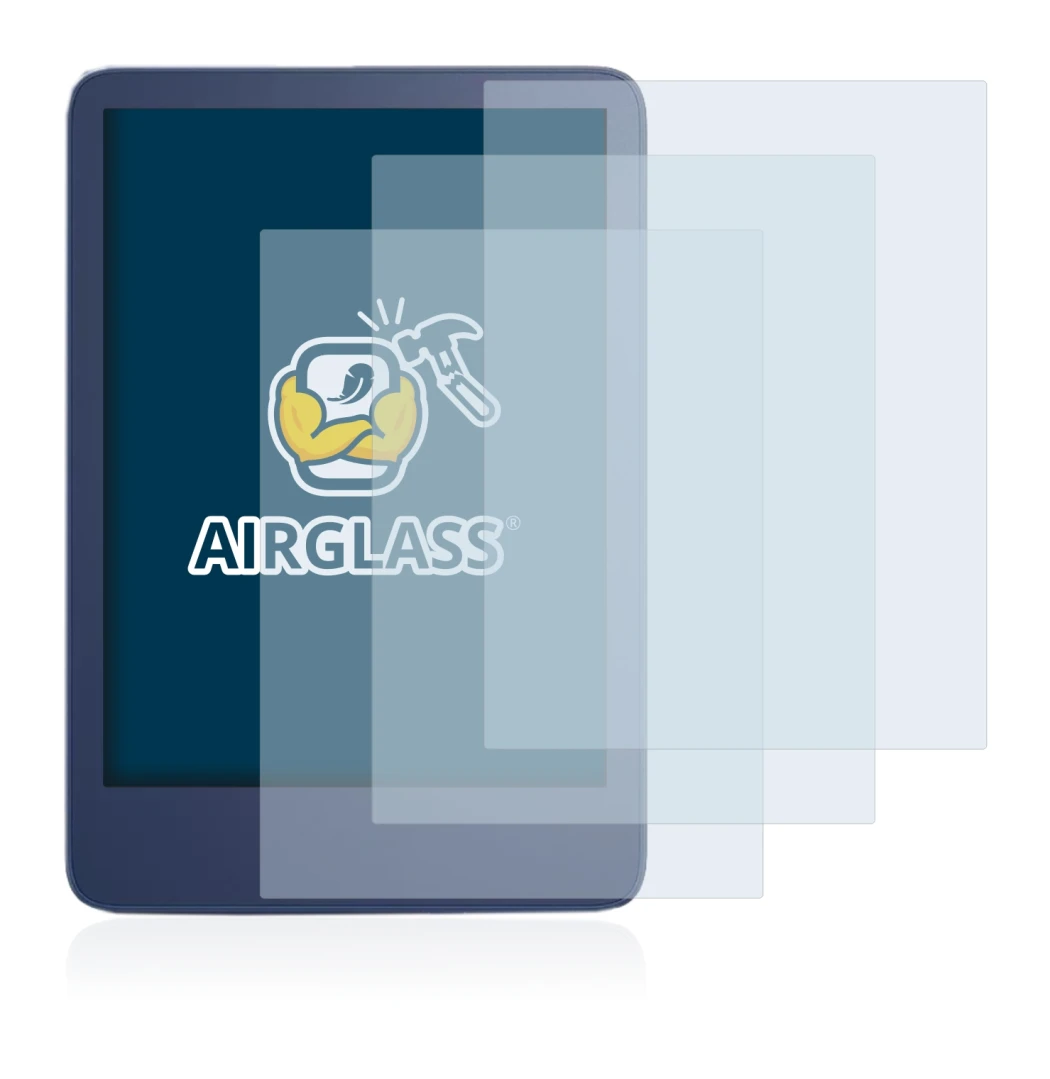 Immagine del dispositivo Amazon Kindle Reader 2022 con un'ampia varietà di protezioni per lo schermo.