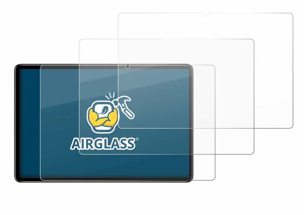 Immagine del dispositivo Blackview Oscal Pad 10 con un'ampia varietà di protezioni per lo schermo.