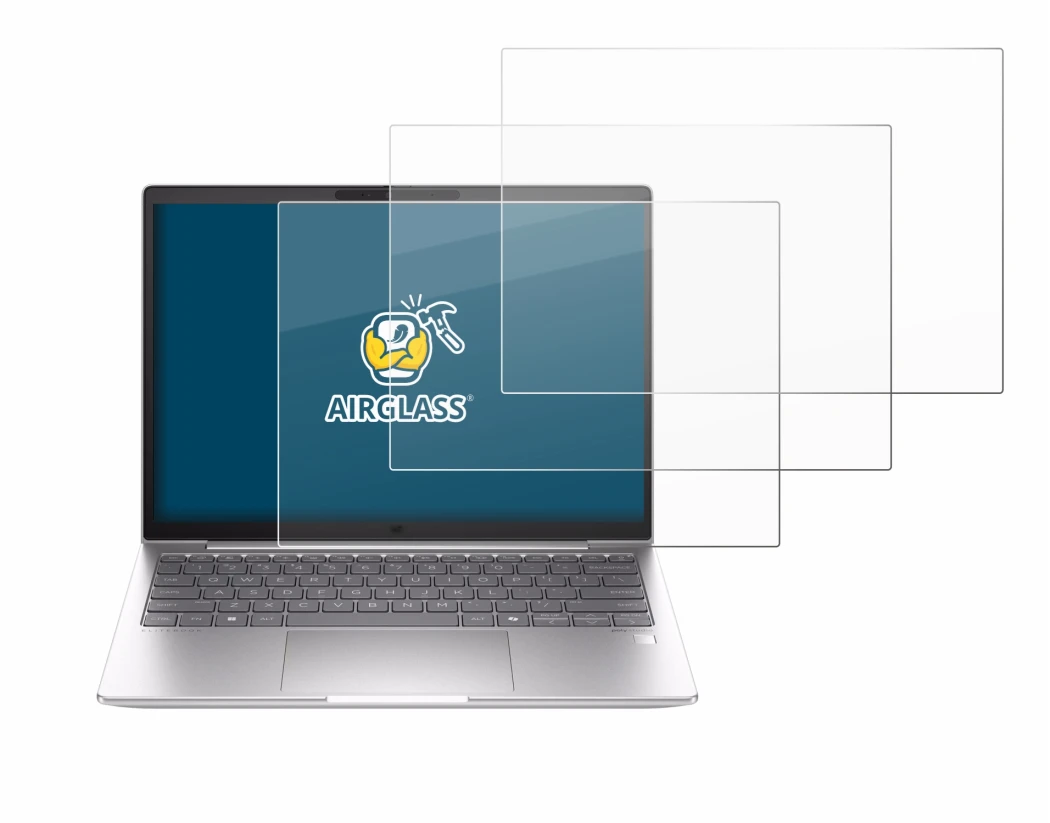 Immagine del dispositivo HP EliteBook 630 G11 con un'ampia varietà di protezioni per lo schermo.