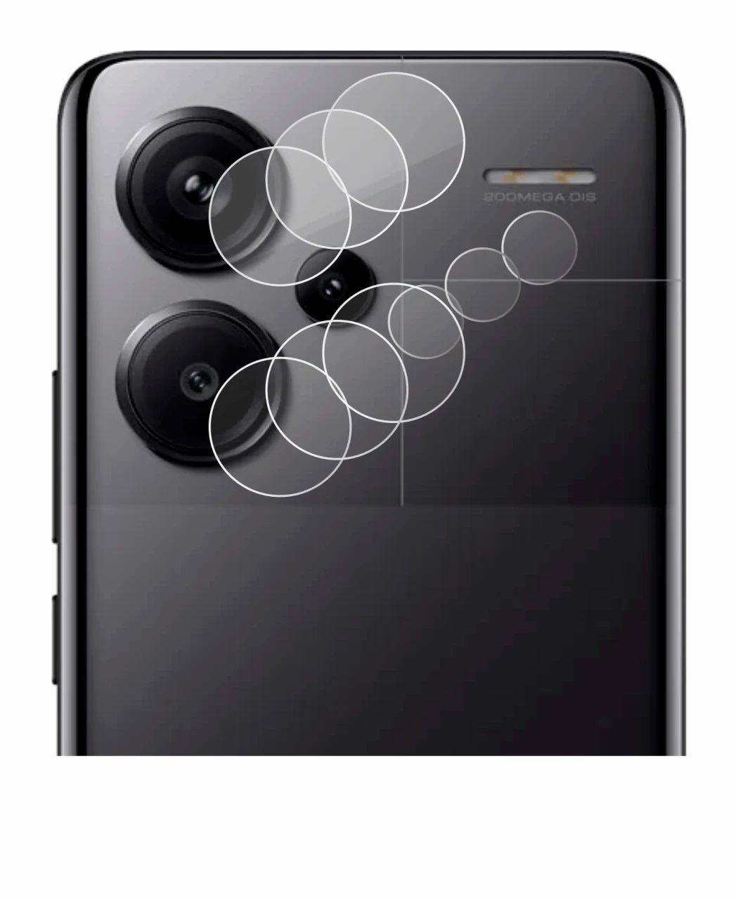 Immagine del dispositivo Xiaomi Redmi Note 13 Pro+ 5G (SOLO Fotocamera) con un'ampia varietà di protezioni per lo schermo.