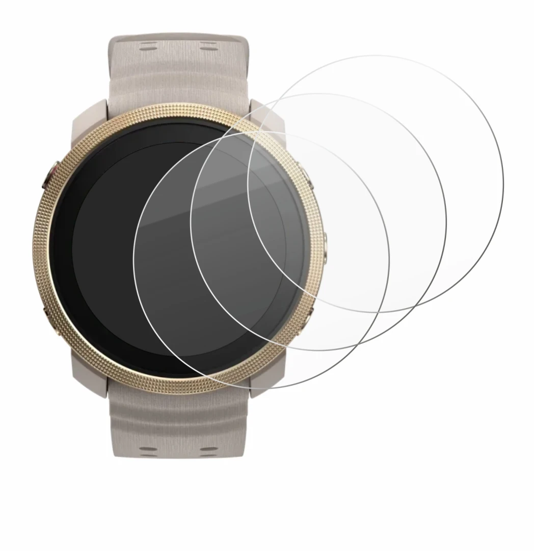 Immagine del dispositivo Polar Vantage M3 con un'ampia varietà di protezioni per lo schermo.