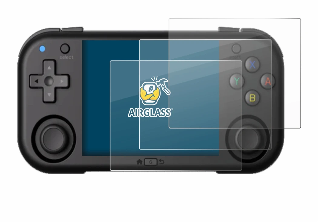 Immagine del dispositivo Magicx Mini Zero 28 con un'ampia varietà di protezioni per lo schermo.