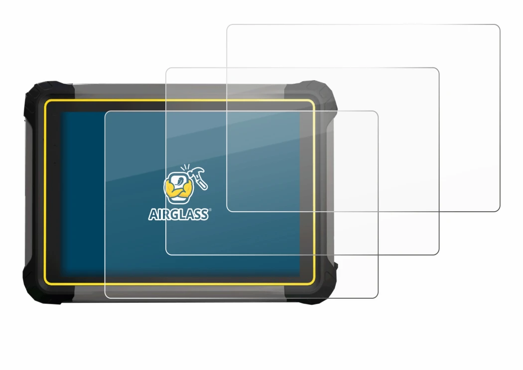 Immagine del dispositivo Leica iCON CC170 con un'ampia varietà di protezioni per lo schermo.