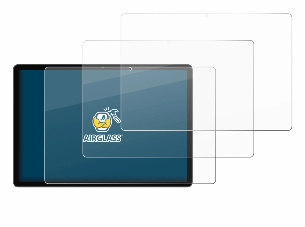 Immagine del dispositivo Blackview Mega 8 con un'ampia varietà di protezioni per lo schermo.