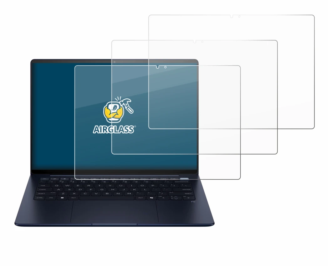 Immagine del dispositivo HP EliteBook Ultra 14 G1i con un'ampia varietà di protezioni per lo schermo.