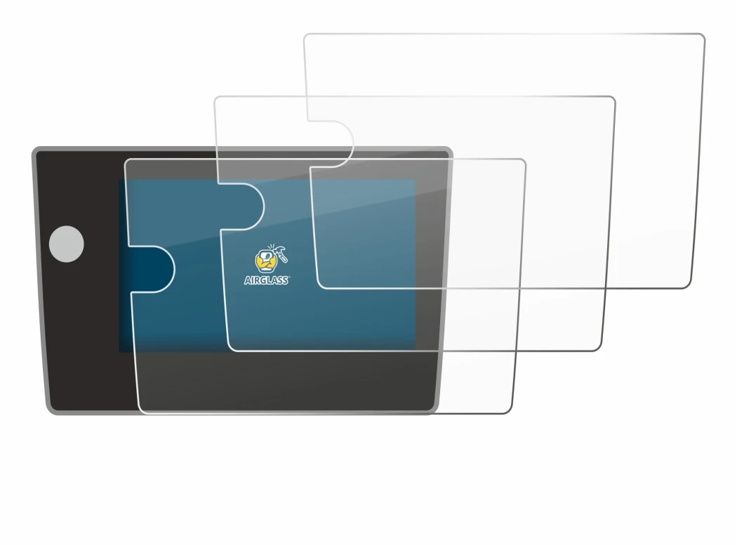 Immagine del dispositivo Volkswagen Polo Life 2024 con un'ampia varietà di protezioni per lo schermo.