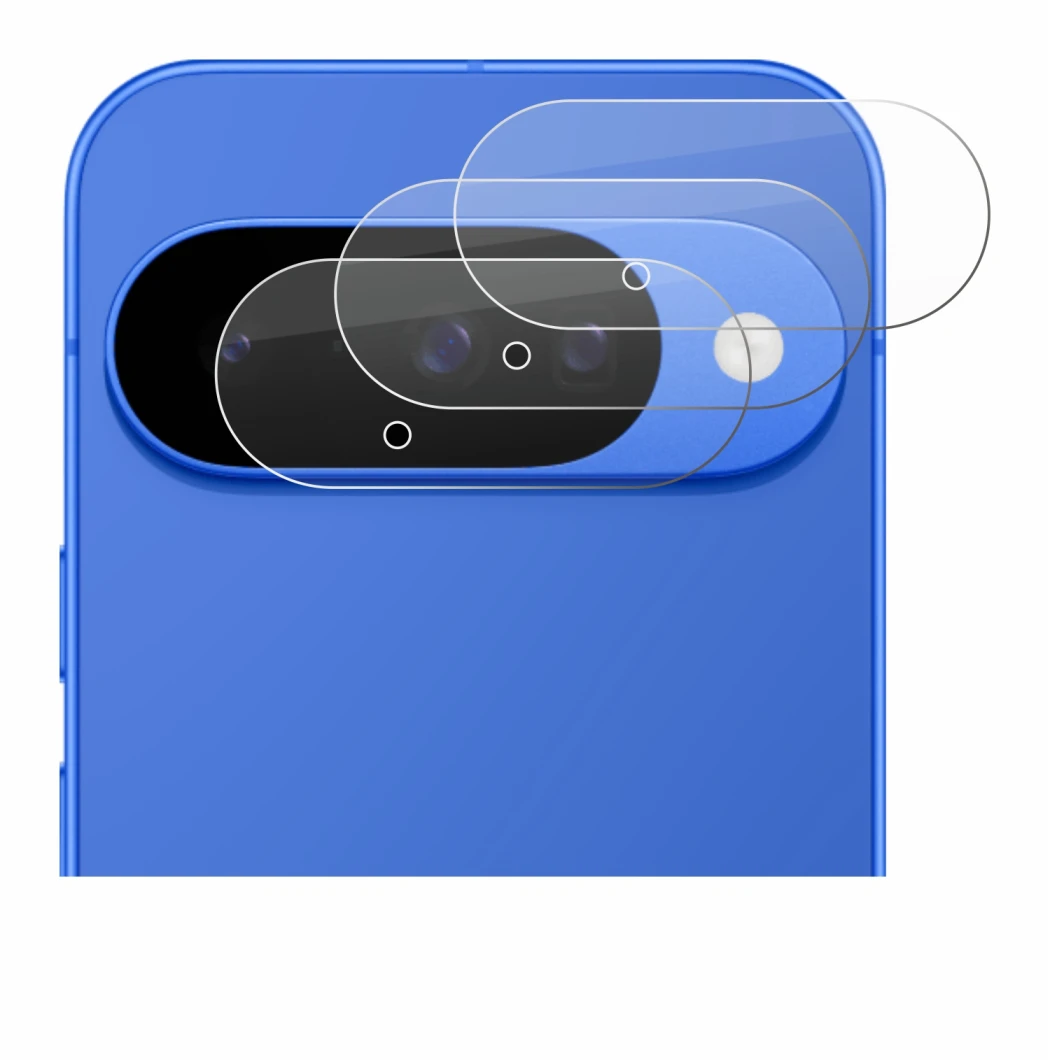 Immagine del dispositivo Google Pixel 10 (SOLO Fotocamera) con un'ampia varietà di protezioni per lo schermo.