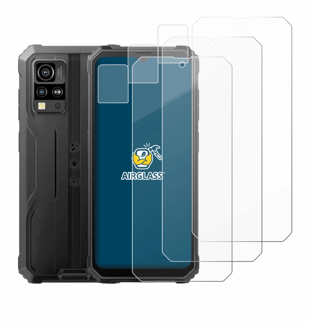 Immagine del dispositivo Blackview BV4800 SE (Fronte+Fotocamera) con un'ampia varietà di protezioni per lo schermo.