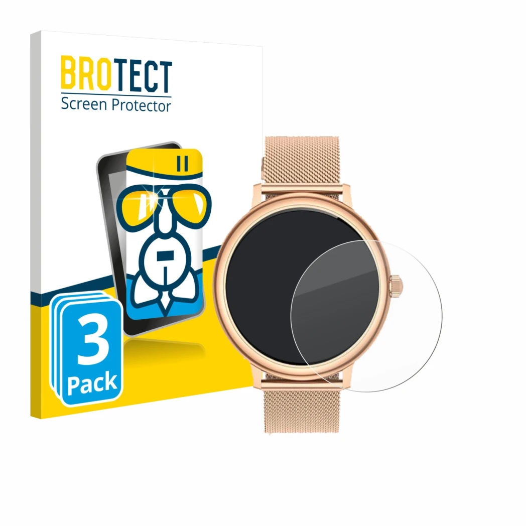 Parte frontale di una confezione del prodotto con il logo del marchio BROTECT. Accanto è raffigurato il dispositivo Ruxingx AK