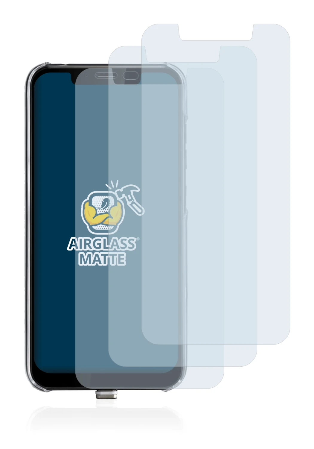 Immagine del dispositivo Gigaset GS195LS con un'ampia varietà di protezioni per lo schermo.