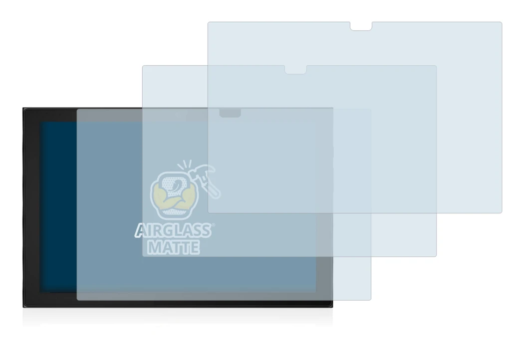 Immagine del dispositivo Lenovo IdeaPad Duet 3i (in formato orizzontale) con un'ampia varietà di protezioni per lo schermo.