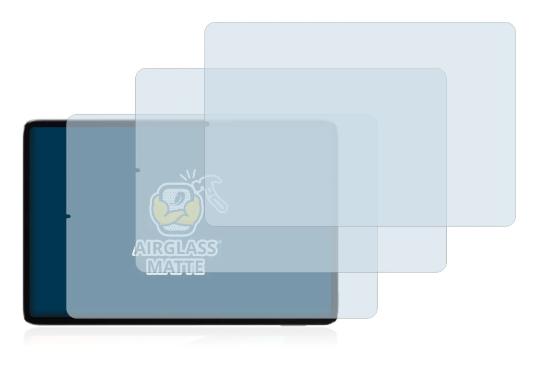 Immagine del dispositivo Xiaomi Mi Pad 5 (in formato orizzontale) con un'ampia varietà di protezioni per lo schermo.