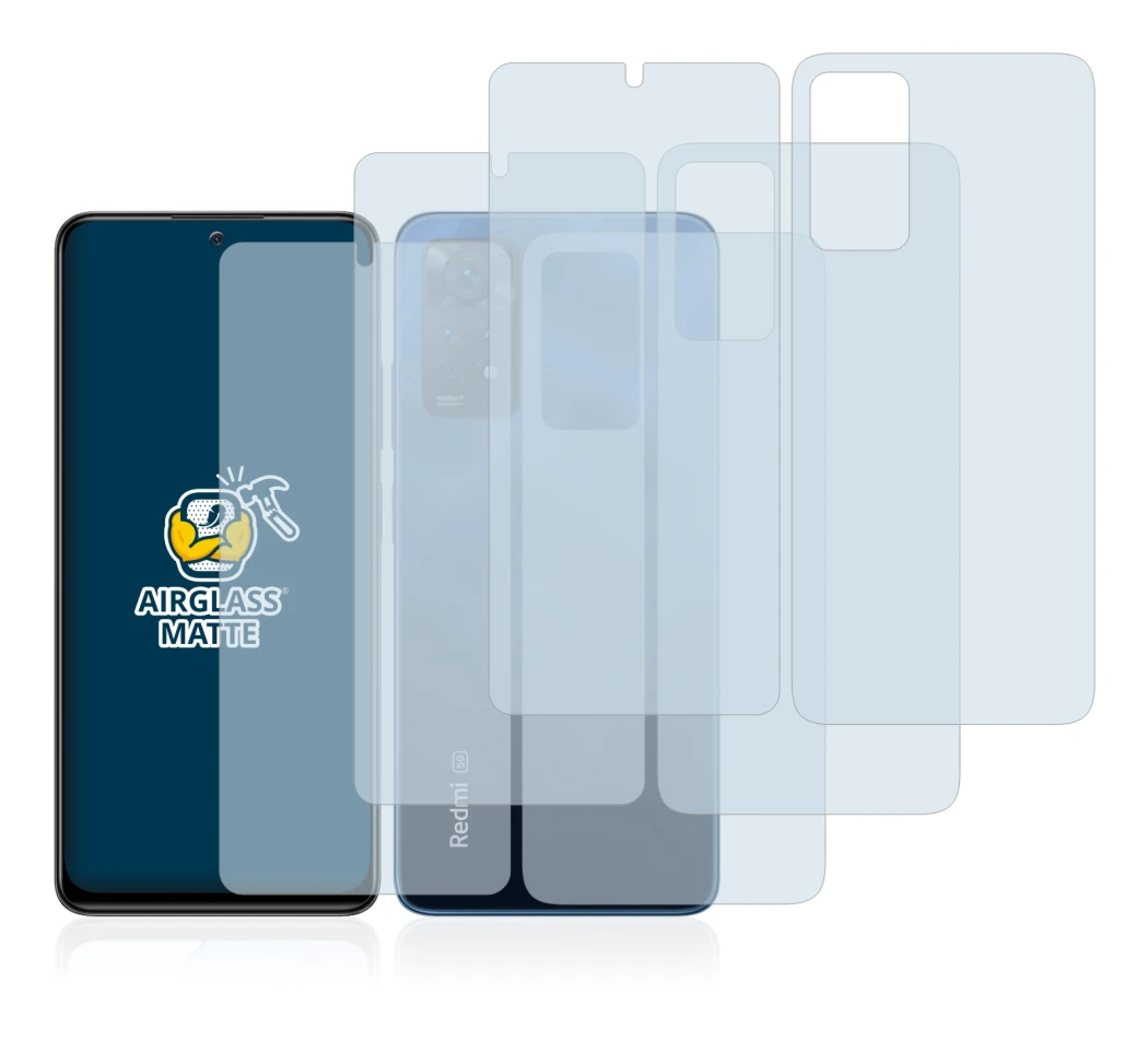 Immagine del dispositivo Xiaomi Redmi Note 11 Pro 5G (Fronte+Retro) con un'ampia varietà di protezioni per lo schermo.