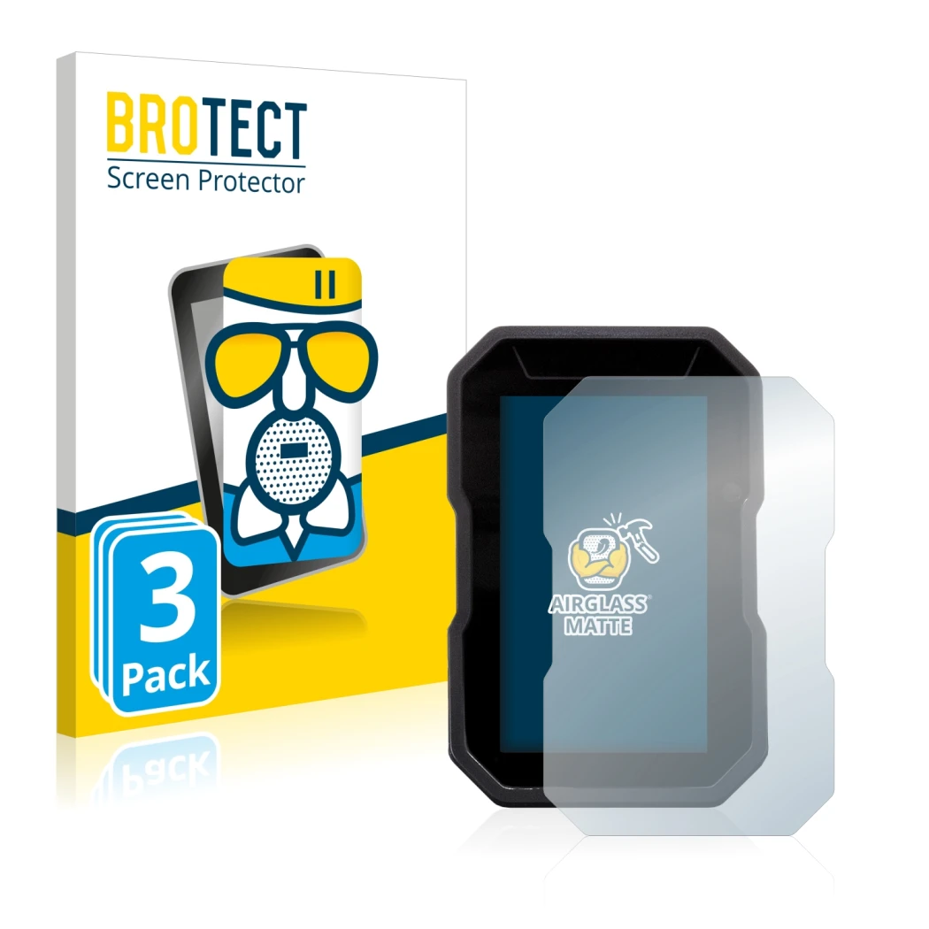 Parte frontale di una confezione del prodotto con il logo del marchio BROTECT. Accanto è raffigurato il dispositivo Ducati Des