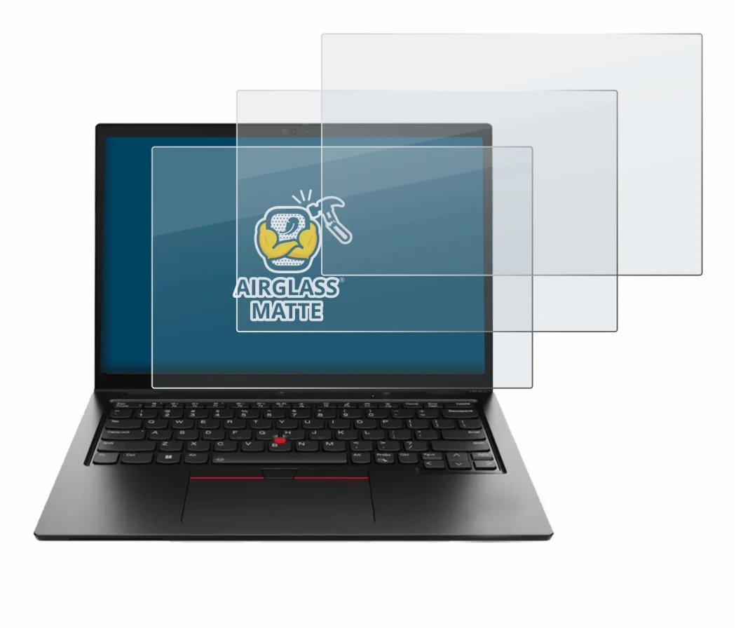 Immagine del dispositivo Lenovo ThinkPad L13 Yoga Gen 4 con un'ampia varietà di protezioni per lo schermo.