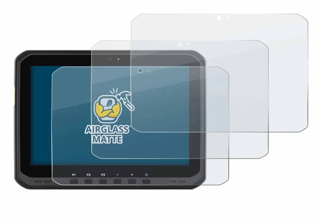 Immagine del dispositivo Zebra ET60 con un'ampia varietà di protezioni per lo schermo.