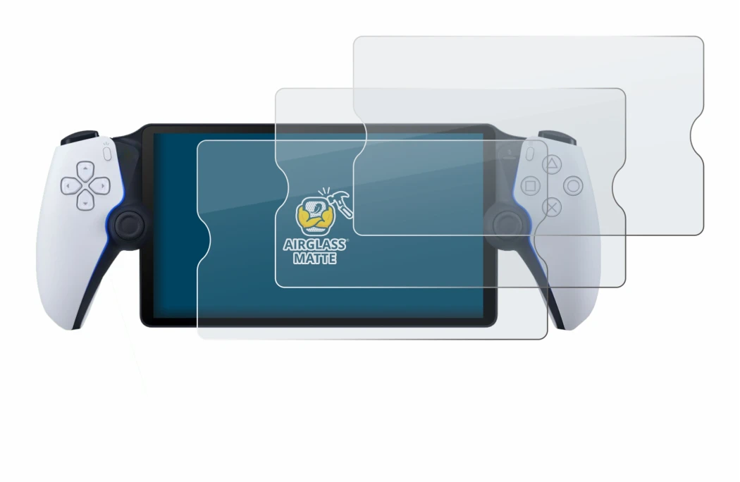 Immagine del dispositivo Sony Playstation Portal con un'ampia varietà di protezioni per lo schermo.