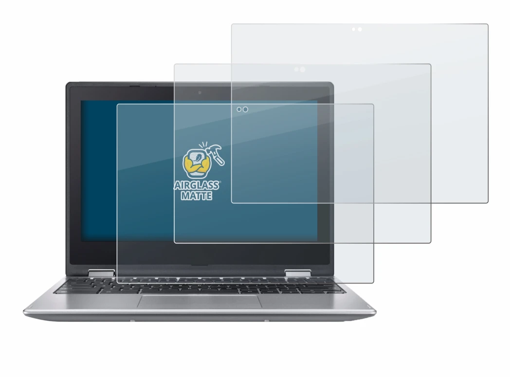 Immagine del dispositivo Acer Chromebook Spin 511 R756TN-TCO con un'ampia varietà di protezioni per lo schermo.