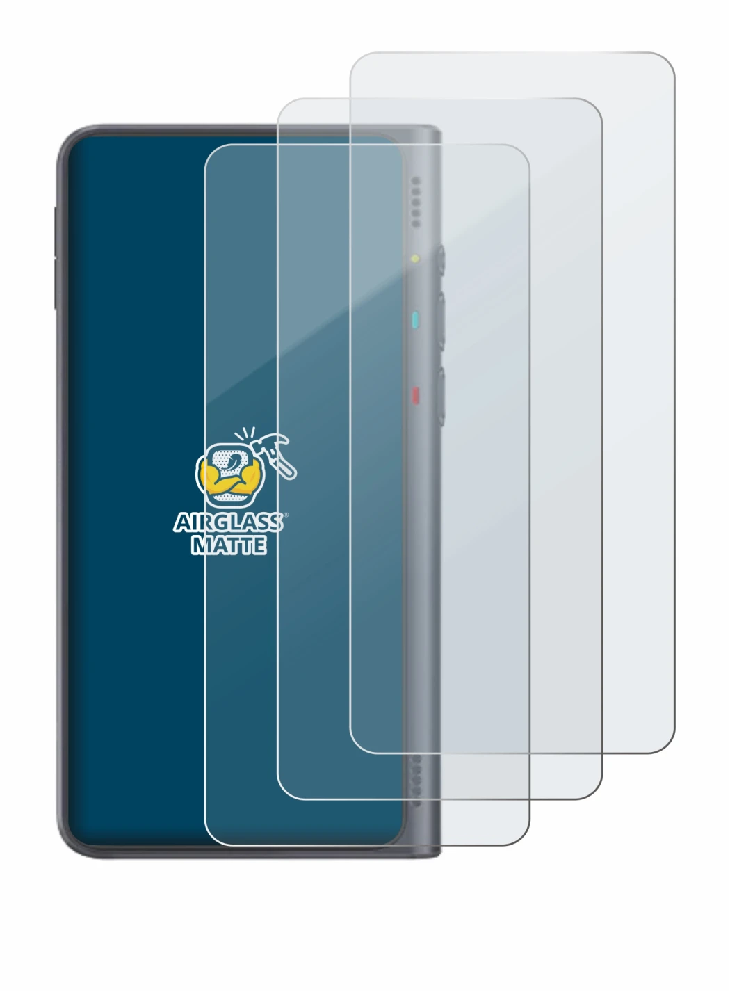 Immagine del dispositivo Timekettle Fluentalk T1 con un'ampia varietà di protezioni per lo schermo.