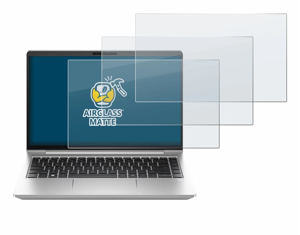 Immagine del dispositivo HP ProBook 440 G10 con un'ampia varietà di protezioni per lo schermo.