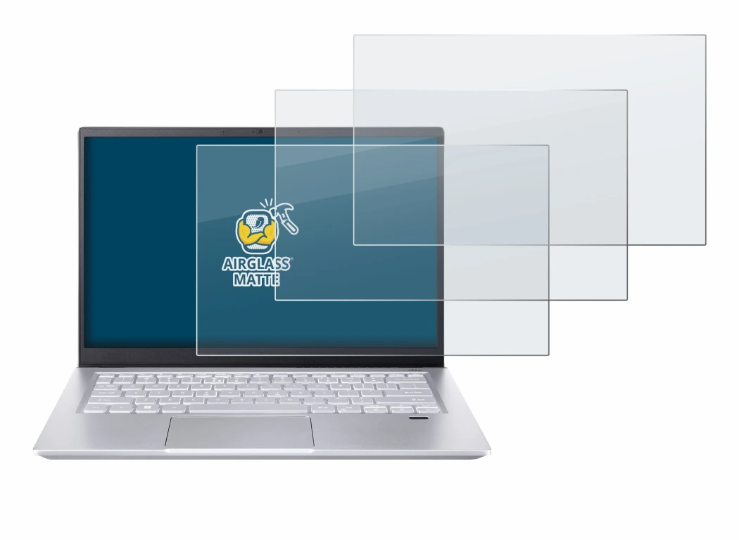 Immagine del dispositivo Acer Swift X 14 SFX14-72G Non-Touch con un'ampia varietà di protezioni per lo schermo.