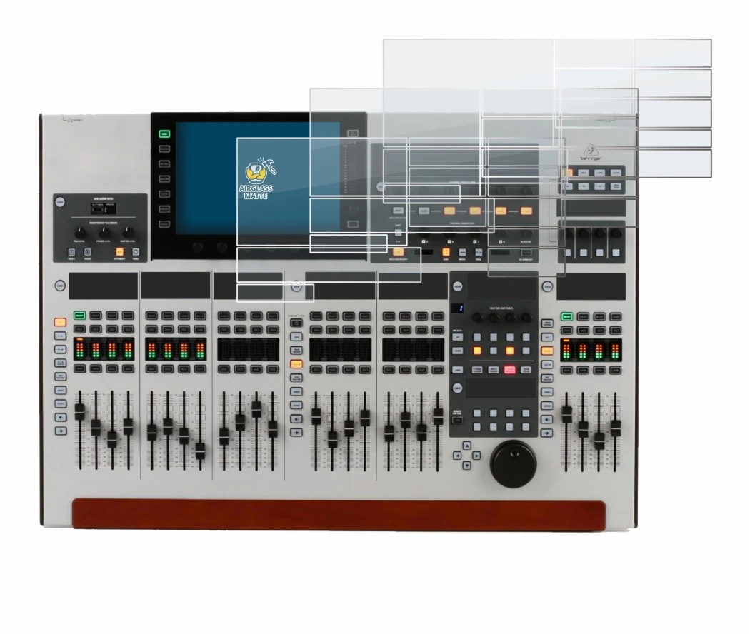 Immagine del dispositivo Behringer Wing (Set composto da 11 fogli) con un'ampia varietà di protezioni per lo schermo.