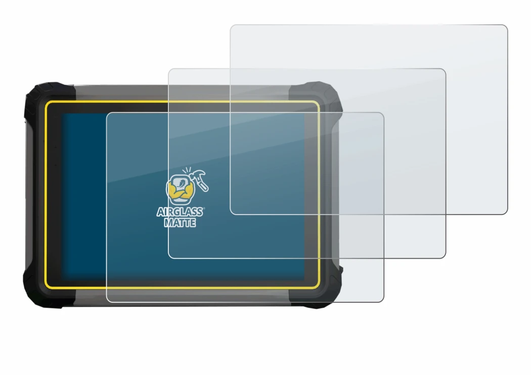 Immagine del dispositivo Leica iCON CC170 con un'ampia varietà di protezioni per lo schermo.