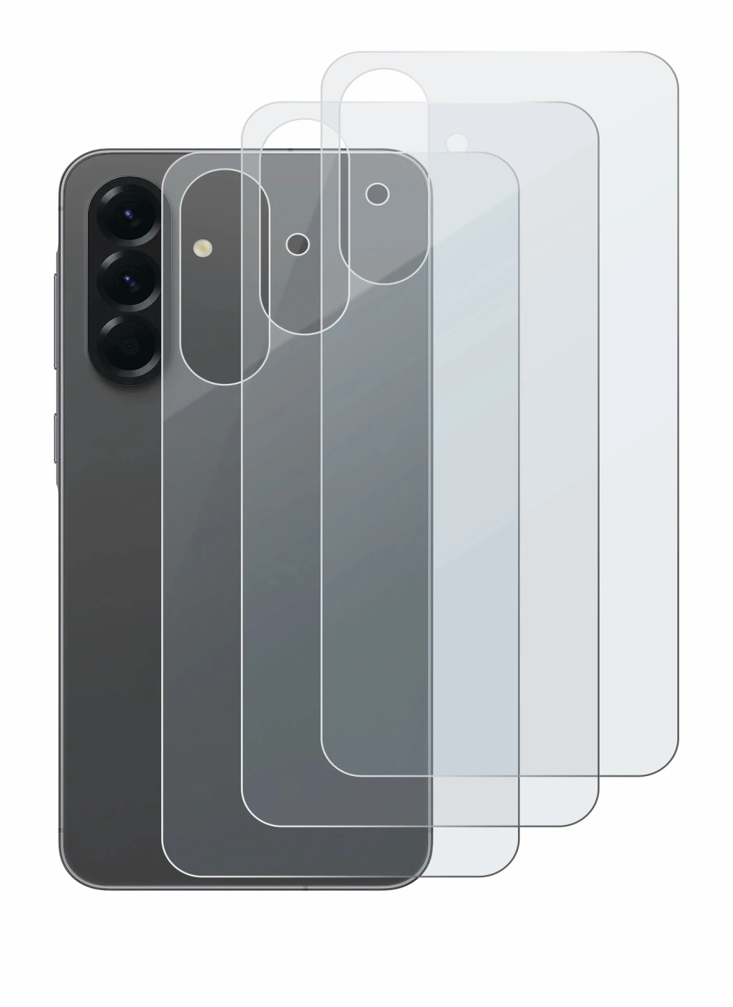 Immagine del dispositivo Samsung Galaxy A56 5G (Posteriore) con un'ampia varietà di protezioni per lo schermo.