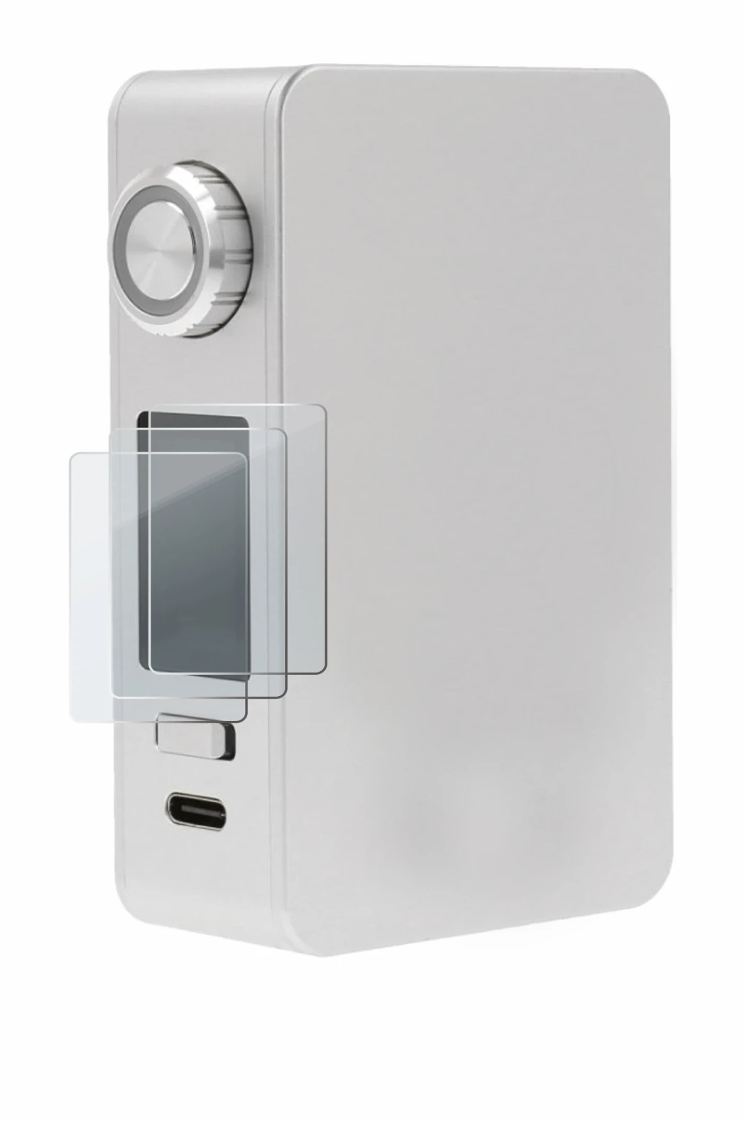 Immagine del dispositivo Lost Vape Centaurus M200 con un'ampia varietà di protezioni per lo schermo.