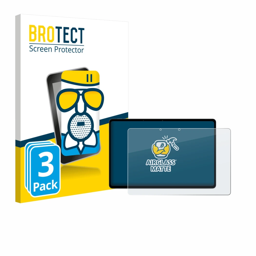 Parte frontale di una confezione del prodotto con il logo del marchio BROTECT. Accanto è raffigurato il dispositivo OnePlus Pa