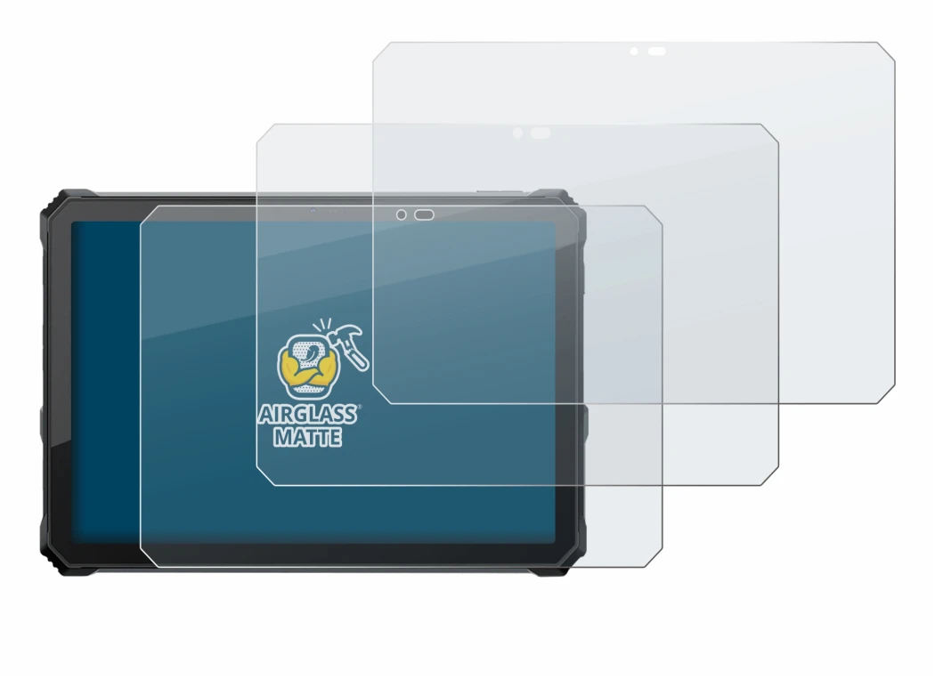 Immagine del dispositivo Blackview Active 12 Pro con un'ampia varietà di protezioni per lo schermo.