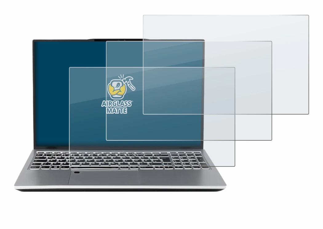 Immagine del dispositivo terra Mobile 1551R i7 1355U W11P con un'ampia varietà di protezioni per lo schermo.